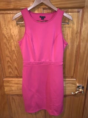 Vestido para mujer I Love Ronson rosa sin mangas elástico talla mediana usado en excelente estado forma de corazón Foto 1 de 4