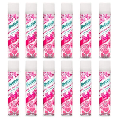 Pack of (12) NEW Batiste, Dry Shampoo, Blush Fragrance 6.73 Oz Foto 1 de 3