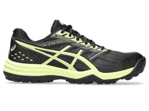 Zapatos de hockey ASICS GEL LETHAL FIELD cómodos negros amarillos brillantes talla 10 del Reino Unido RÁPIDOS - Imagen 1 de 9