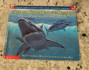 What Do Sharks Eat For Dinner?: Q and A Book about Sharks by Melvin Berger - Picture 1 of 4