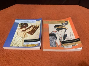 The Human Record Sources Of Global History Andrea Overfield Vol 1 & 2 - Picture 1 of 6