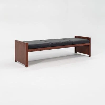 1995 Brian Kane for Metropolitan Three Seater Mission Bench in Cherry 2x Avail - Image 1 of 4