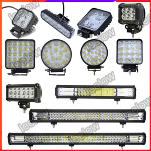 Faro de trabajo LED 12V 24V Offroad Faro 12W 48W 72W 96W 126W 864W - Imagen 1 de 141
