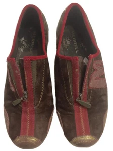 MERRELL Barolo SIze 6.5B EUR 37 Arabesque Angel Brown Suede Flats Sneakers Shoes - Picture 1 of 7