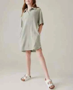 Nwt**ATHLETA GIRL Jump In Terry Dress** XS ( 6 ) ** Celery Green - Picture 1 of 4