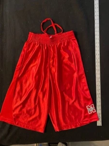 Nebraska Cornhuskers B-Ball Shorts, LONG, NCAA, N Huskers Patch, pockets - - Picture 1 of 11