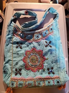 Women's Indian Crossbody Soft Bag - Picture 1 of 10