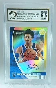 Tarjeta de novato Panini Absolute Memorabilia Matisse Thybulle 2019 automática graduada 8,5 - Imagen 1 de 2