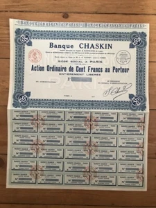 BANQUE CHASKIN (B1) - Foto 1 di 1