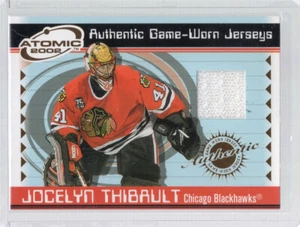 * 2001-02 Pacific Atomic - Game-Worn Jerseys #10 - JOCELYN THIBAULT - Picture 1 of 2