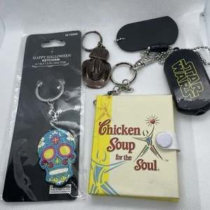 Keychain Lot  4 Pieces Halloween Cowboy Book  Star Wars Lot As Pictured - Picture 1 of 1