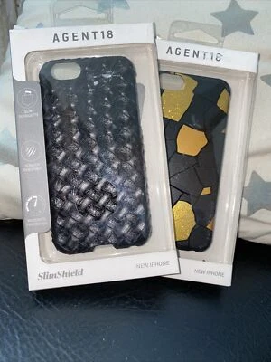  2 Agent 18  Black Weave Cover Case for Apple NEW  iPhone 6 6S Slim Shield - Image 1 of 4