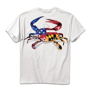 Nueva CAMISETA COMBO BANDERA AMERICANA BANDERA MARYLAND - Imagen 1 de 2