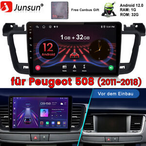 Autoradio für Peugeot508 2011-2018 Android12 GPS RDS USB SWC WIFI Car BT FM Navi
