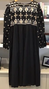 ADRIFT SADIE EMB DRESS RRP $179 - SIZE L - NWT - Picture 1 of 6