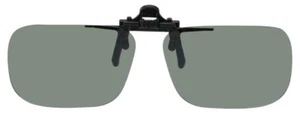 Clip on Sunglasses - 52mm Wide X 35mm High (117mm Wide), Polarized Grey Lens - Picture 1 of 1