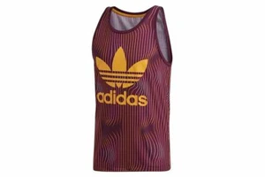 Adidas Original Serbatoio a righe deformate da uomo - Foto 1 di 5