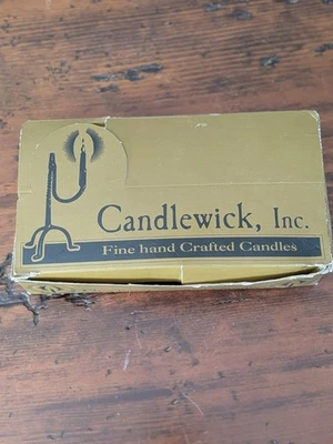 Vtg Candlewick  8" Hand Dipped taper Candles 6  Pairs, Christmas Red primitive  - Image 1 of 4