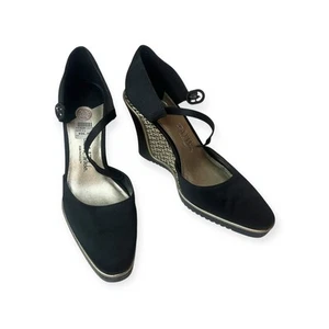 Isabel Toledo for Payless Black Mary Wedge Size 11 - Picture 1 of 7