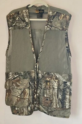 BROWNING Men Camo Camouflage Hunting Vest Sz XL - Image 1 of 4