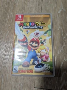 Nintendo Switch Mario + Rabbids Kingdom Battle COSTCO Gold Edition - Picture 1 of 4