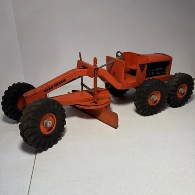 Vehículo de construcción vintage de acero prensado de nylint para niveladora de carretera de los años 50 Foto 1 de 4