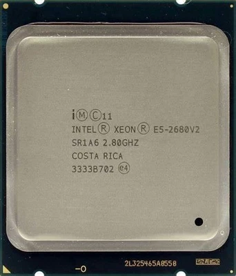 Intel Xeon E5-2680 V2 10-Core 2.8GHz 25M 8GT/s SR1A6 115W LGA2011 CPU Processor - Image 1 of 4