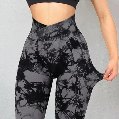 Seamless Leggings Women Yoga Fitness Pants - Image 1 of 3
