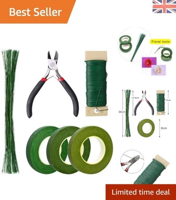Elegant Floral Arrangement Kit – Includes Cutter, Tapes & 100 Floral Wires - Image 1 of 4