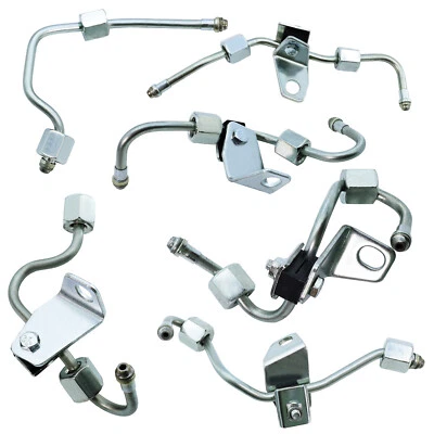 New 6PCS SET Fuel Injector Lines For 03-08 Dodge Ram 3500 5.9L Cummins Diesel Foto 1 de 4