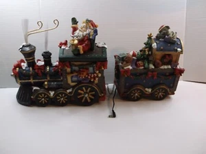 Vtg Santa's Train Color Changing Fiber Optic Changes Colors Tested - Picture 1 of 7