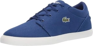 Lacoste Herren Bayliss 219 1 Ortholite Foam Navy Stoff Turnschuhe US9 EU42 - Bild 1 von 6