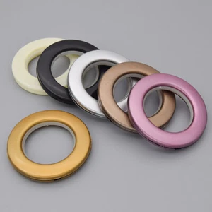 Curtain Rings Plastic Low Noise Roman Ring Shower Curtain Eyelet Home Decor - Picture 1 of 18