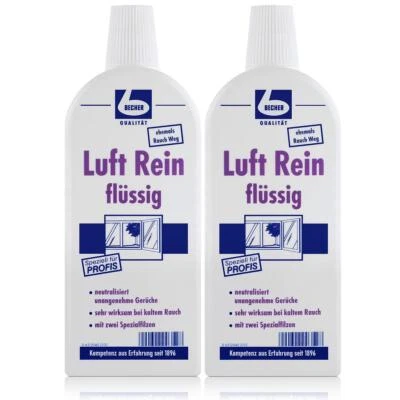 Dr. Becher Luft Rein 500ml neutralisiert unangenehme Gerüche (2er Pack)