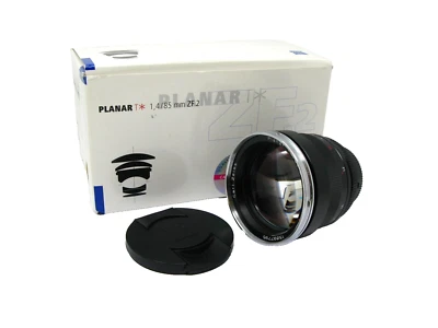 Carl Zeiss Planar T* 85mm f1.4 ZF.2 Prime Lens for Nikon FX F-Mount Cameras - Image 1 of 4