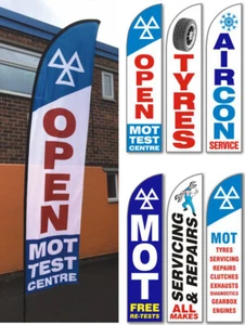 Air con Feather Flags full portable kit inc free bases for garages - Picture 1 of 12