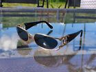 CHANEL 4023 CC Logo Gold Frame Sunglasses Vintage c.134 56-19 130 Made in Italy