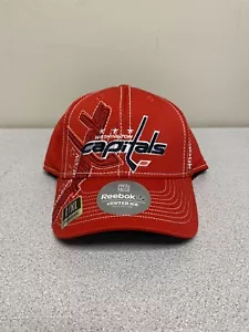 Washington Capitals Reebok Fitted Hat Brand New With Tags Size Large/ XL - Picture 1 of 4
