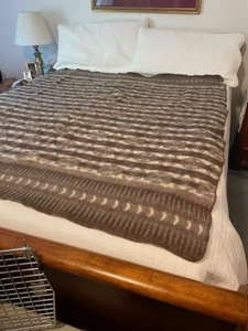 LL Bean ONE WEAVE Indigenous Designs wool blanket vintage - Picture 1 of 6