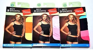 NEW Lot Of 9 Pairs Hanes Boyshort Panties Seamless Size 5/Small No Panty Lines - Picture 1 of 1
