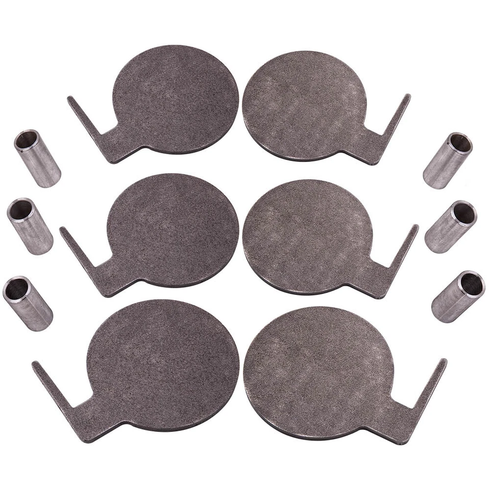 Ar500 Dueling Steel Target Paddles Kit 6pcs 6" X 3/8" DIY Shooting Pads