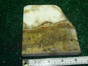 Scenic Flame ONYX Slab 377 Grams Lapidary Rough - Picture 1 of 4