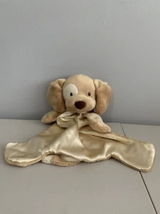 Baby Gund Huggybuddy Lovey Dog Puppy Satin Plush Toy Beige - Picture 1 of 6