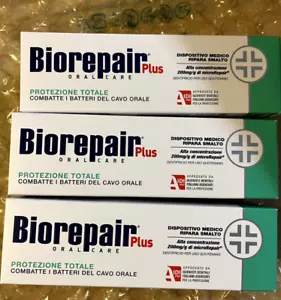 BIOREPAIR PLUS TOOTHPASTE ORAL CARE TOTAL PROTECTION 3X 75ML Exp 2027 - Picture 1 of 3