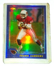 2000 Topps Chrome Refractors Arizona Cardinals Football Card #120 Frank Sanders