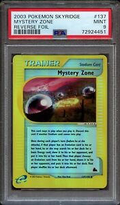 2003 Pokemon Skyridge Mystery Zone - Reverse Holo #137 PSA 9 w idealnym stanie