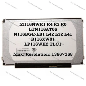 M116NWR1 R4 R3 R0 LTN116AT06 N116BGE-LB1 L42 L32 L41 B116XW01 LP116WH2 TLC1 LCD - Picture 1 of 1