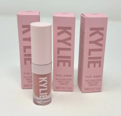 Lápiz labial líquido mate Kylie Jenner Cosmetics Koko K 300,03 oz NUEVO en caja paquete de 3 Foto 1 de 3