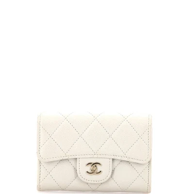 Chanel Classic Flap Card Case Quilted Caviar - Image 1 of 4
