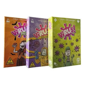 Virus Game Cards 1/2/3 - Party Brettspiel Deck, Spanisch Englisch Französische Ausgabe - Bild 1 von 24